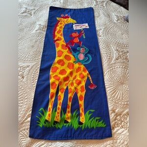Colorful Tropical/animal print growth chart